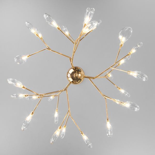 Люстра підвісна Strotskis Lamella 564 27x3 Вт G4 золото 