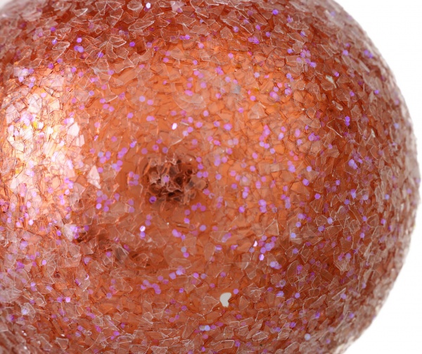 Шар новогодний одноцветная d 80 мм в ассортименте .0181