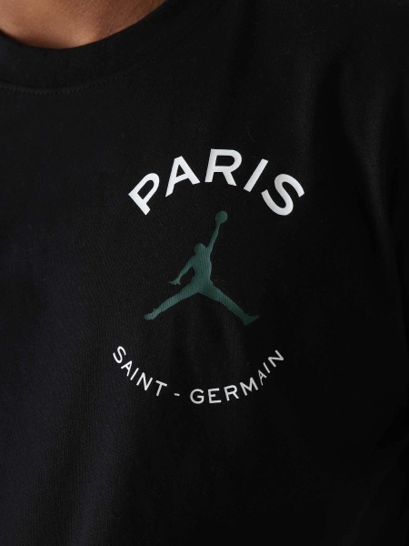 Футболка Jordan M J PSG LOGO TEE DB6514-010 р.M черный