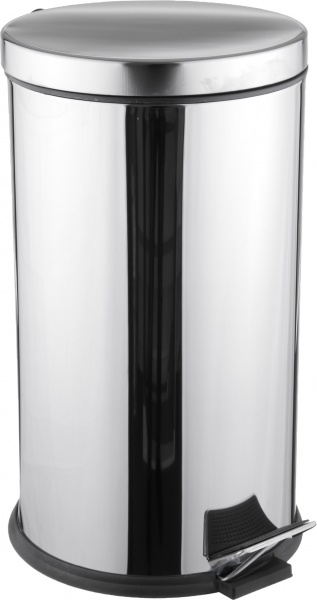 Відро для сміття EFOR Metal з педаллю 8000064161077 16 л срібний 64161