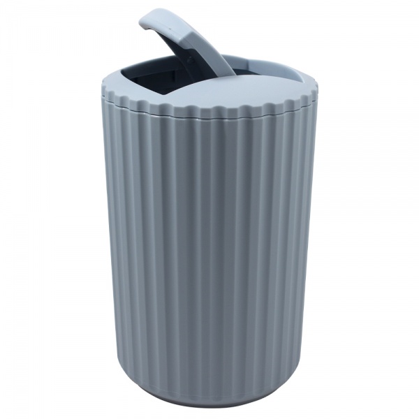 Відро з поворотною кришкою Arino Grezzo сірий