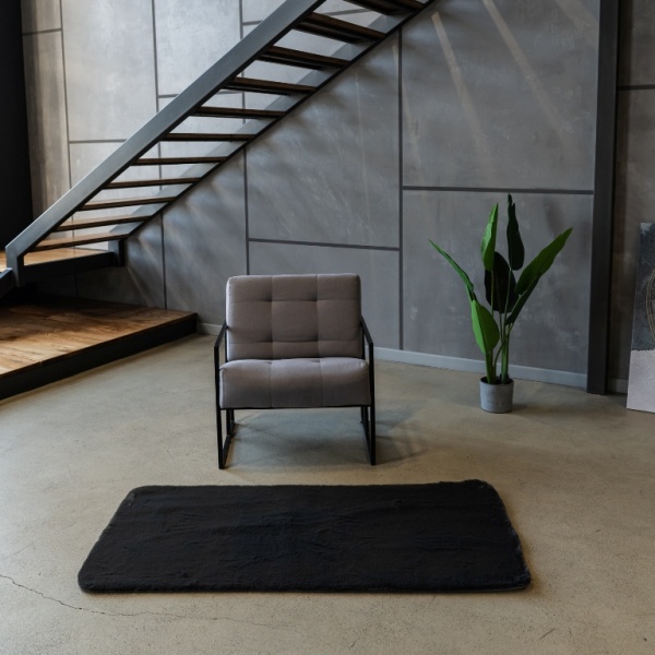 Коврик Dariana Rabbit Classic 60x120 см dark grey 