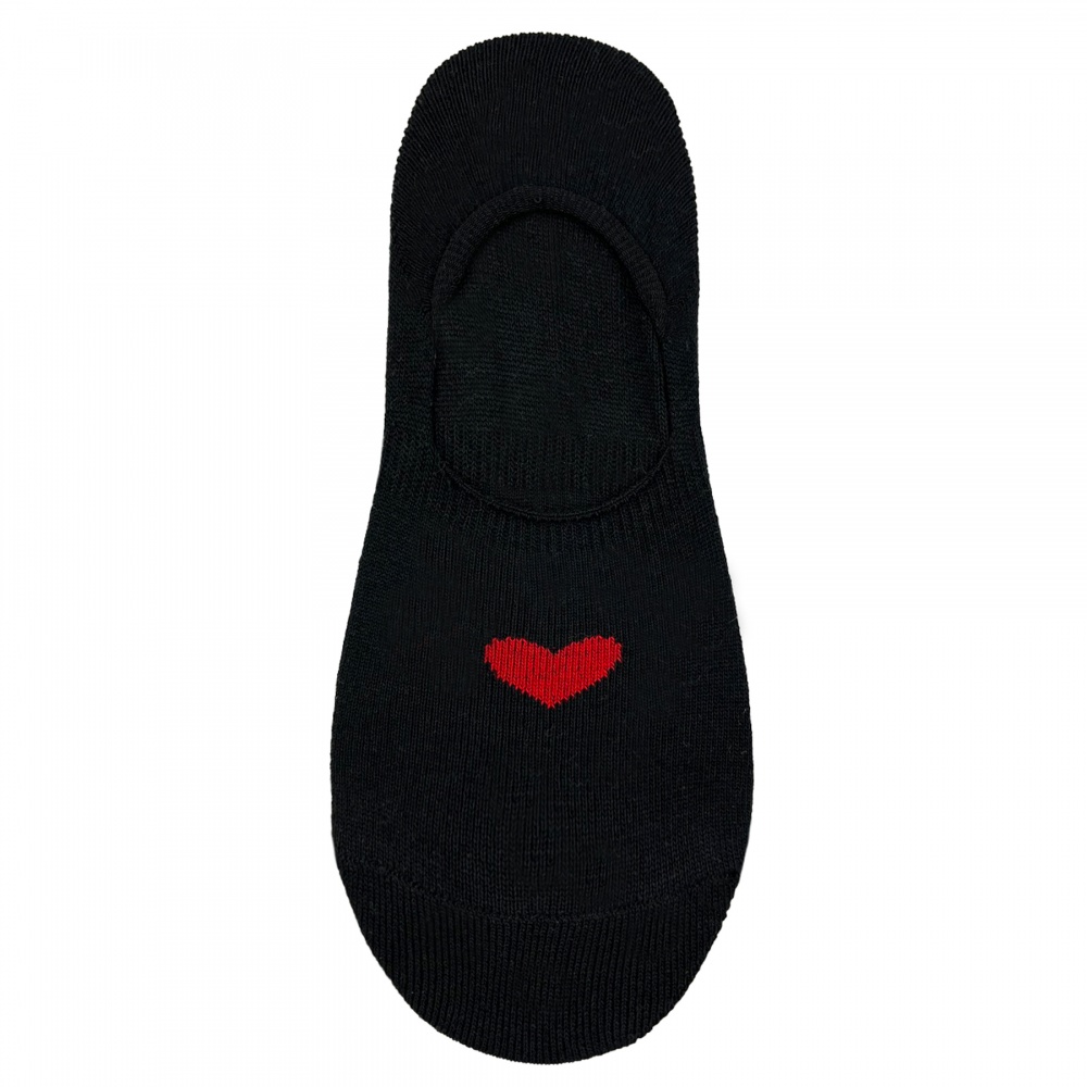 Шкарпетки жіночі Premier Socks Економ із серцем р.23-25 чорний