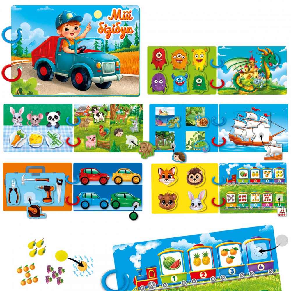 Розвиваюча іграшка Vladi Toys з липучками