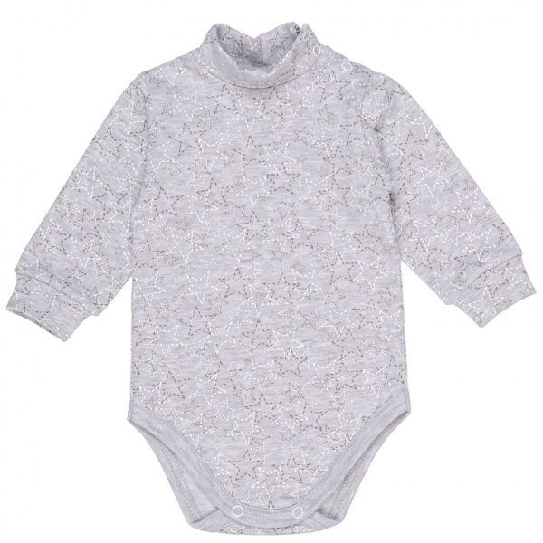 Боди детское Татошка для девочки р.74 серый 14652сзв 