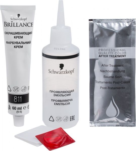 Крем-фарба для волосся Brillance Brillance №811 скандинавський блондин 142,5 мл