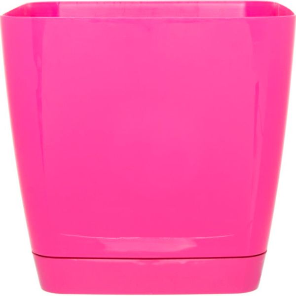 Горшок цветочный Декор-Престиж Тоскана Квадро-17 3.7 л розовый
