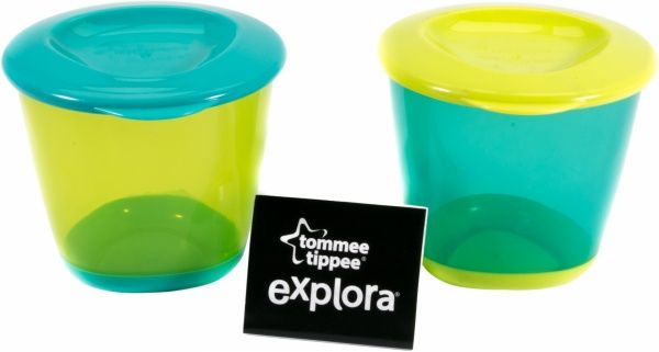 Баночка Tommee Tippee С крышкой для пищи 2 шт. 43023661