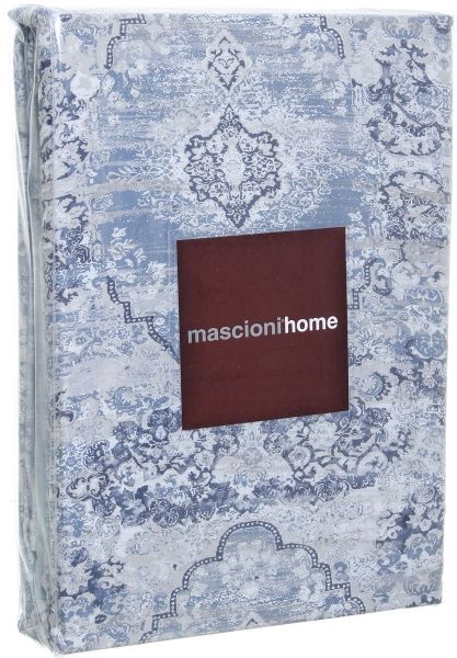 Комплект постільної білизни Antic сімейний синій Mascioni 