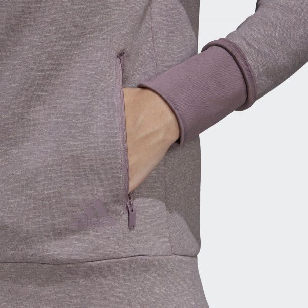 Джемпер Adidas W VER FZ HD FL4211 р. L фіолетовий
