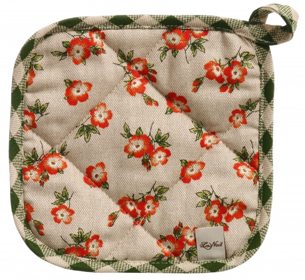 Прихватка Lucy цветок 20x20 см оранжевый La Nuit 