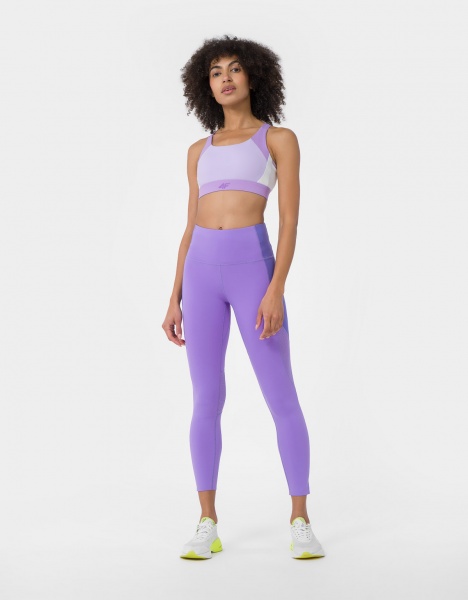 Лосины 4F TIGHTS FNK 4FSS23TFTIF091-51S р.M фиолетовый