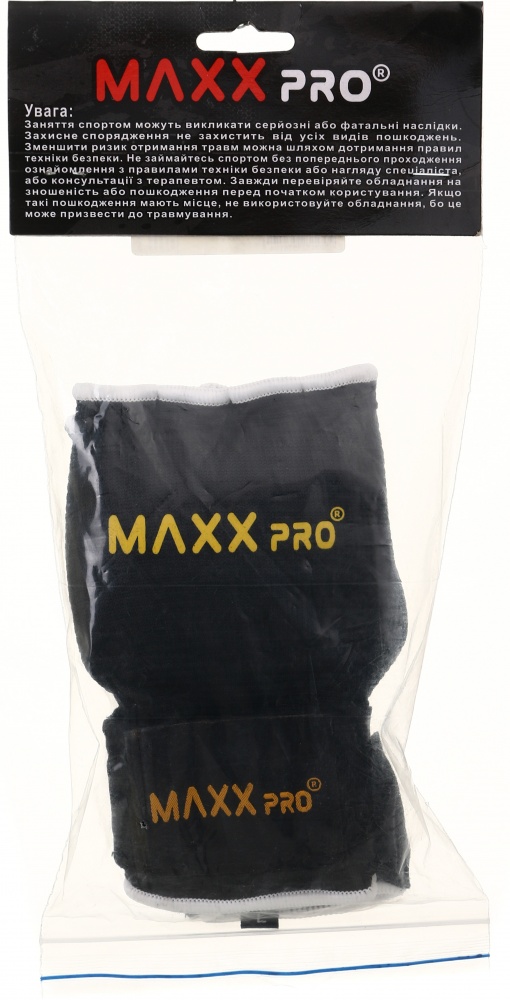 Перчатки для MMA MaxxPro р. L черный черный