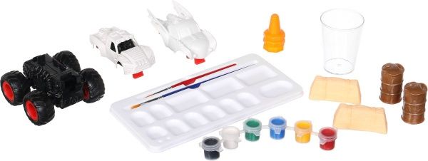 Игровой набор Shantou Автомобиль с красками 15 деталей F107190