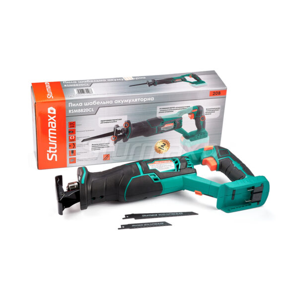Мини пила аккумуляторная Sturmax сабельная RSM8820CL