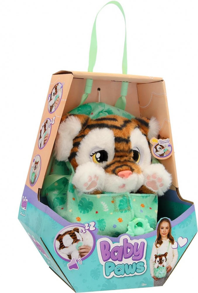 Игрушка интерактивная Baby Paws W3 Тигрёнок 927650IM