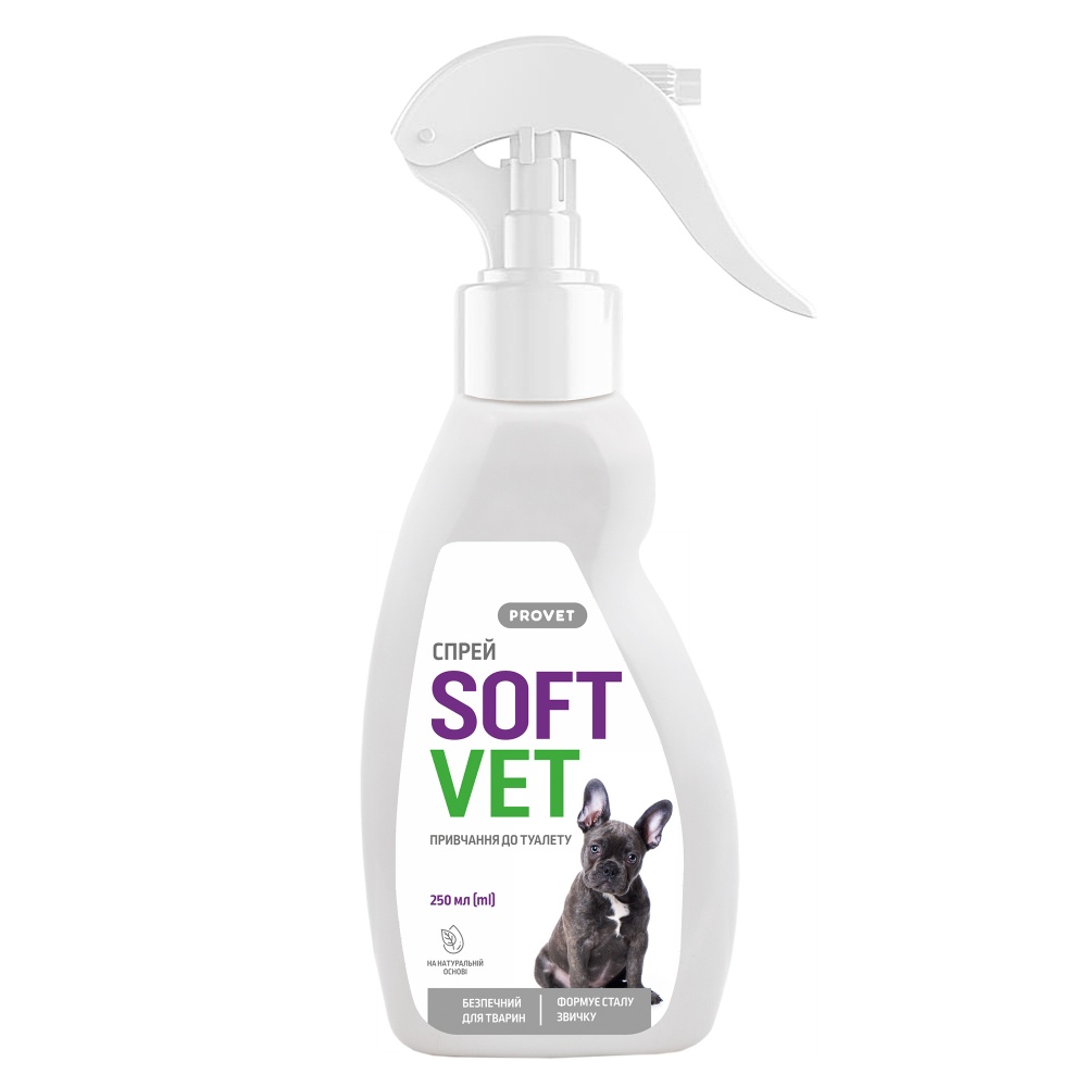 Спрей ProVET SOFTVET привчання до туалету для собак 250 мл