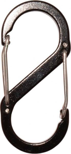 Карабин S-образный алюминиевый 4x30x65 мм