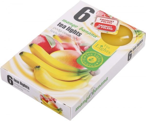 Набор свечей Манго и банан 6 шт.
