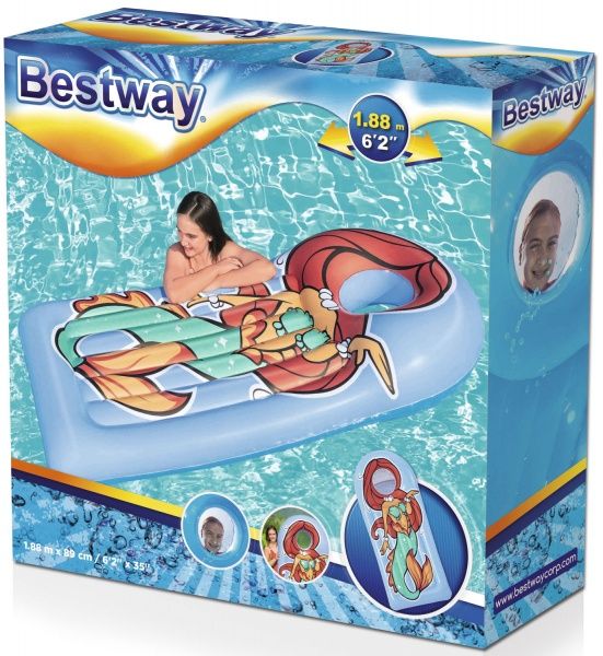 Матрас надувной Bestway Взгляд в воду 188х89 см в ассортименте
