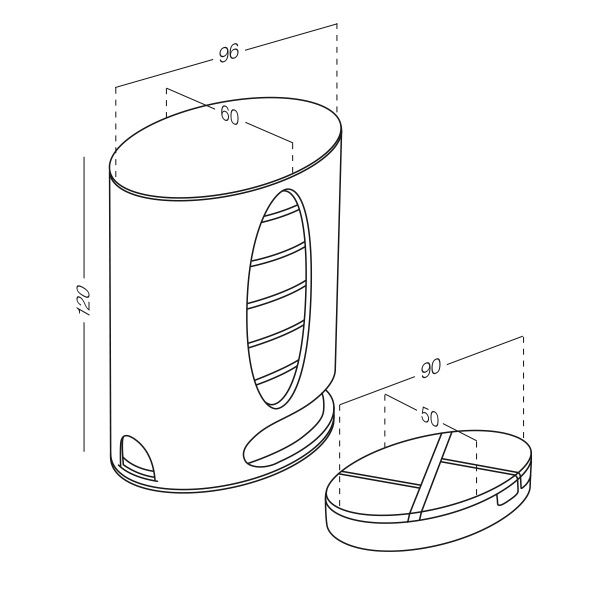 Органайзер для таблеток MVM PC-04 GREEN на 7 дней (таблетница) 120x96x60 мм
