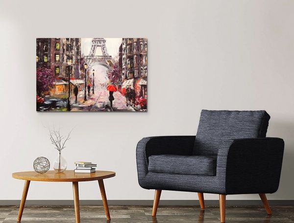 Картина Улочки Парижа 60x90 см SvitArt F-479 