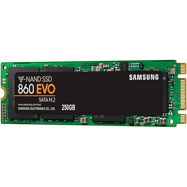 SSD-накопитель Samsung 860 Evo 250GB M.2 SATA III TLC (MZ-N6E250BW) 