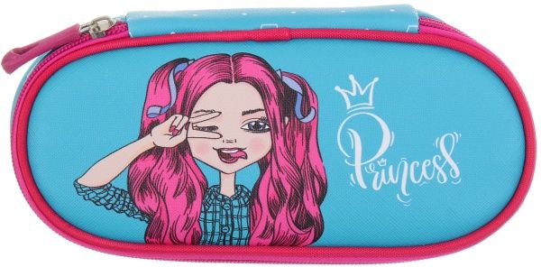Пенал-бокс Принцесса бирюзовый