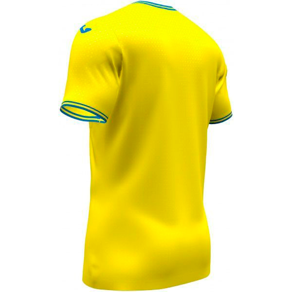 Футболка форми збірної України 2021 Joma FED. FUTBOL UCRANIA SHORT SLEEVE T-SHIRT AT102404A907 р. L жовтий