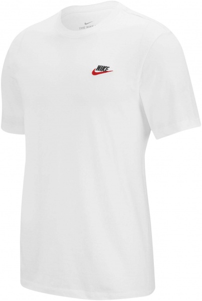Футболка Nike CLUB TEE AR4997-100 р.M белый