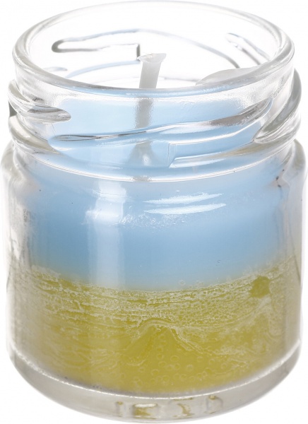 Свеча в стакане Kyiv Candle Factory Патриотическая 5х4,3 см 42 мл У8642 