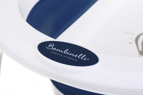Ванночка Bambinelli раскладная 86.5x49x23 см бело-голубой 