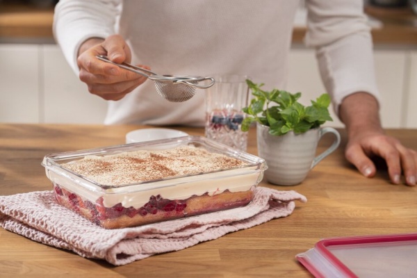 Емкость для продуктов с крышкой MasterSeal Glass стекло 2 л N1041110 Tefal