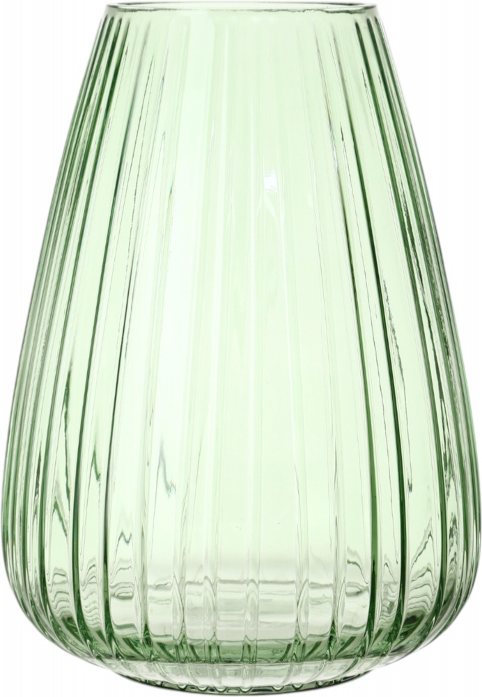 Ваза скляна Sensio Drops 22,5 см зелена JY-913DFX01A