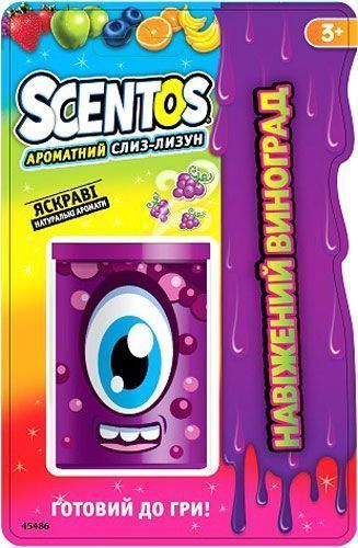 Ароматний слиз-лизун Scentos Навіжений виноград 85 г 45486