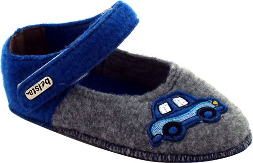 Капці дитячі БЕЛСТА Войлок Машинка р.25 сірийсиній БПД-2 