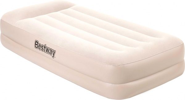 Матрас надувной Bestway Twin со встроенным электронасосом 191х97 см бежевый