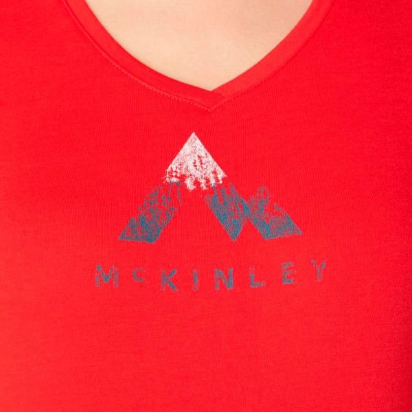 Футболка McKinley Camiseta de manga corta Kulma 411516-904257 42 червоний