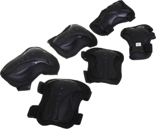 Комплект захисту MaxxPro для роликових ковзанів PR-5-BK р. L чорний