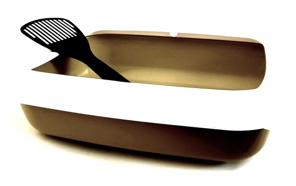 Туалет Lilli Pet для котов Мини с совком 38х28х10,5 см