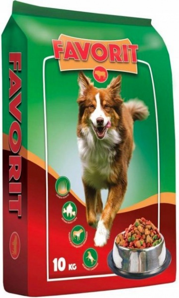 Корм сухий повноцінний для собак Favorit 12004 з яловичиною 10 кг