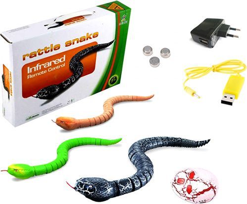 Іграшка на ІЧ-керуванні Le Yu Toys Змія Rattle snake чорна LY-9909A