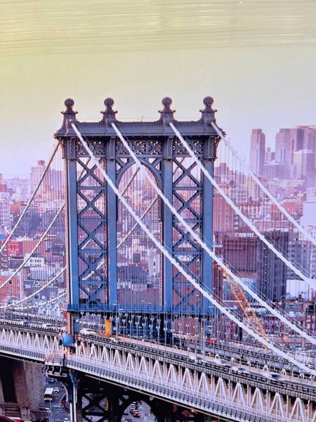 Репродукция Нью-Йорк. Мост 50x100 см Арт Фемелі 