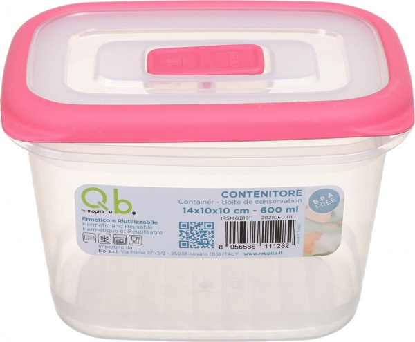 Контейнер 14х14х10 см в ассортименте IRS14QB101 Eurogold