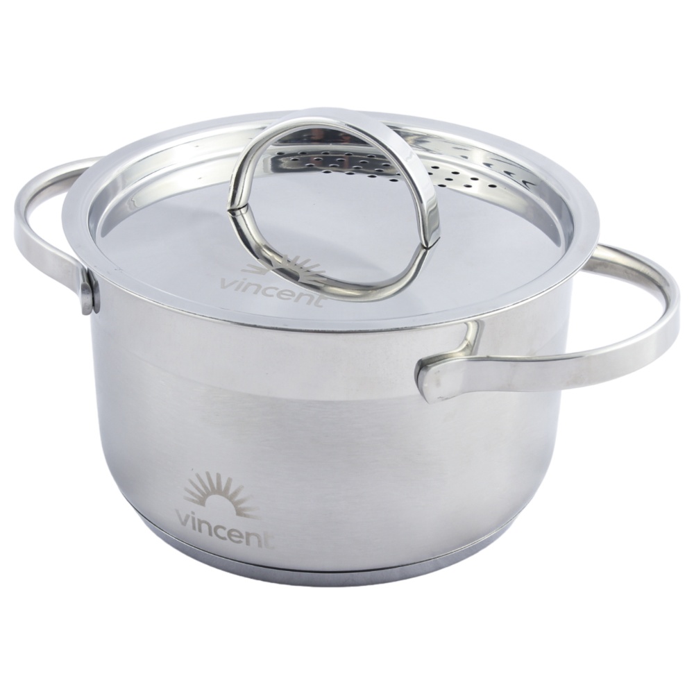 Кастрюля с крышкой Vincent 18 см 2,4 л VC-3185-18