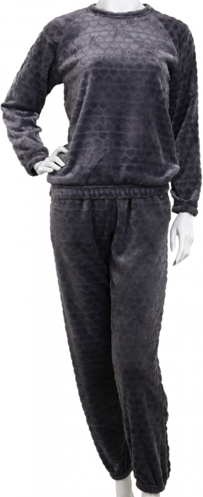 Костюм домашній жіночий La Nuit Home Teddy р. XL сірий