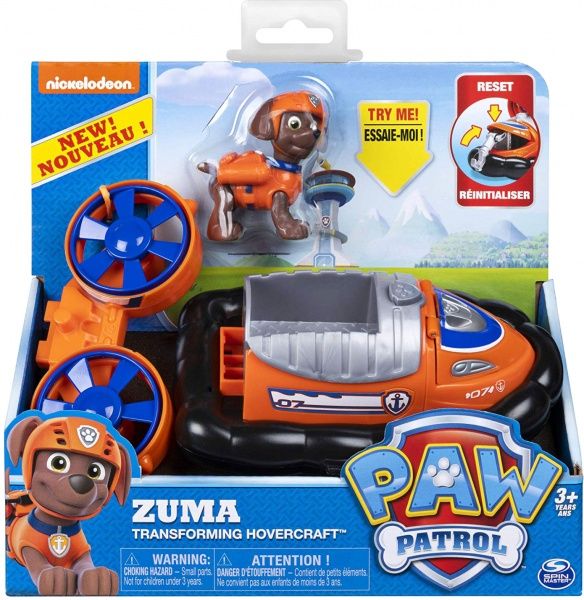 Игровой набор Spin Master Щенячьем патруль: спасательный автомобиль-трансформер с водителем Зумой 