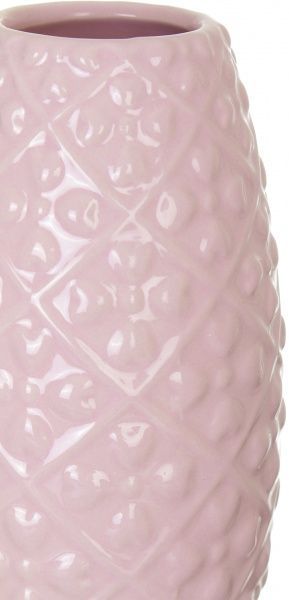 Ваза 10,8x24,8 см розовая Dehua