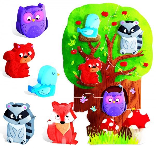 Пазл Headu Монтессорі_Ліс IT20133