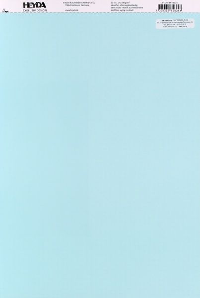 Бумага с рисунком Клетка двусторонняя голубая 21x31 см 200 г/м²  HEYDA
